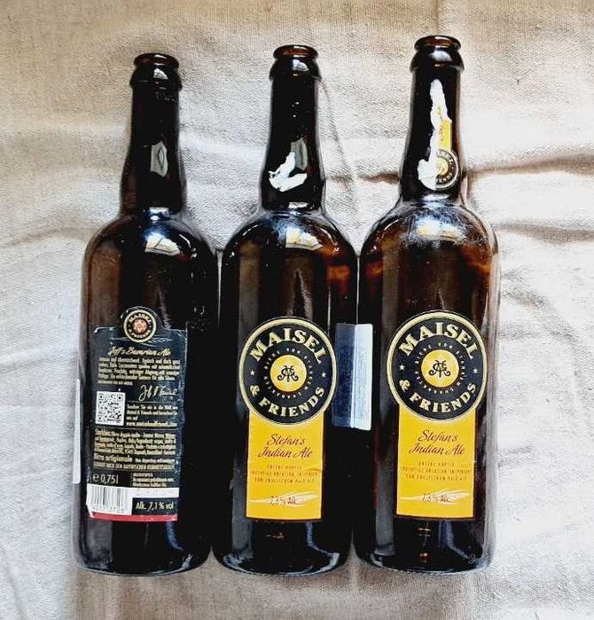 бутылка  стеклянная