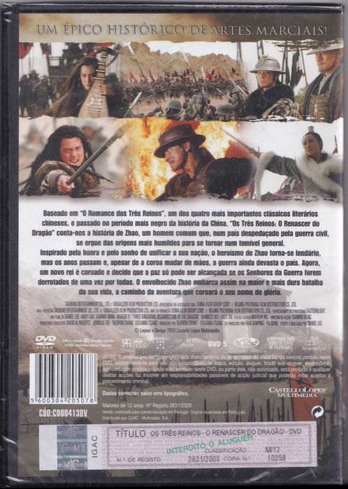 DVD - Os Três Reinos
