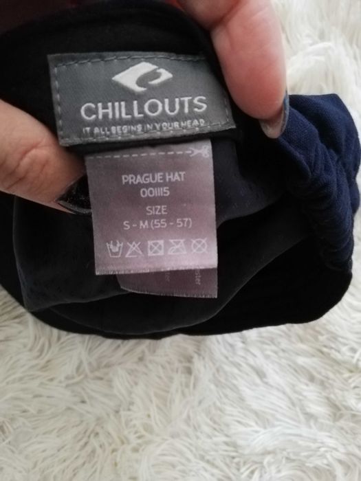 kaszkiet Chillouts S M obwód głowy 55-57 granat