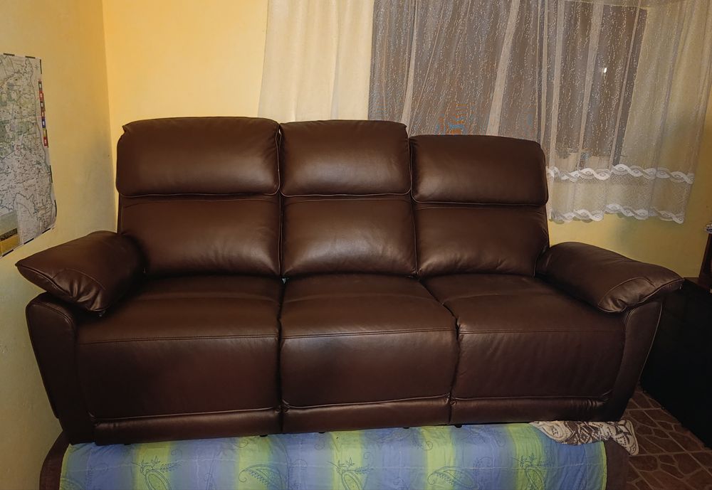 Sofa skórzana 3 osobowa Arizona w wersji relax