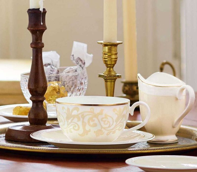 Villeroy & Boch conjunto IVOIRE porcelana chá e café