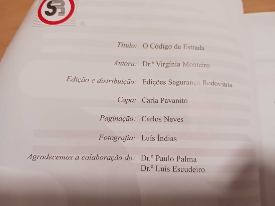 Livro "O Código da Estrada"