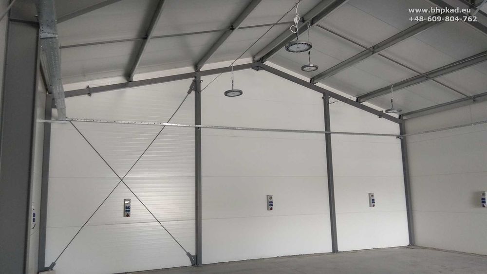 Konstrukcje stalowe. 10x20x4,2m. BHP KAD. Producent. Bartoszyce.