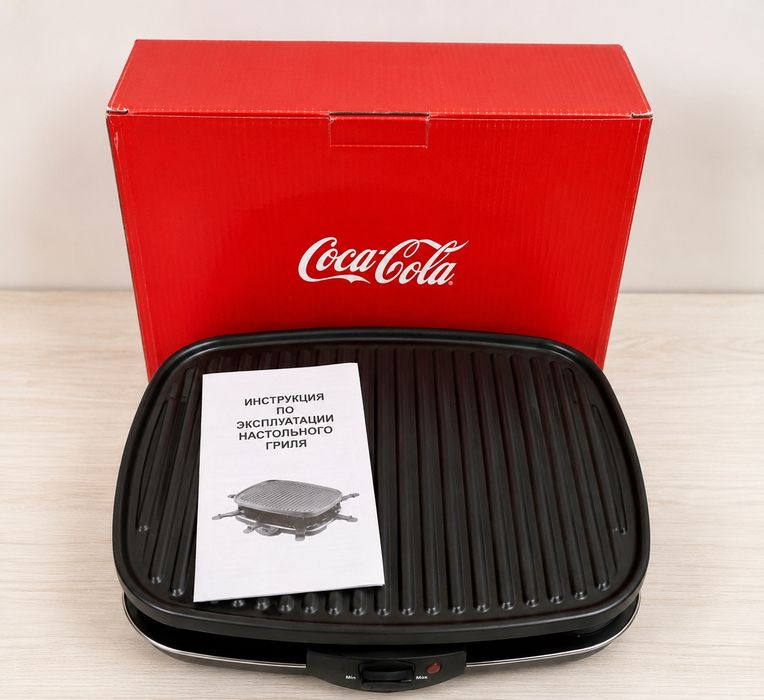 Електрогриль Coca-Cola Raclette | Новий | Повний комплект