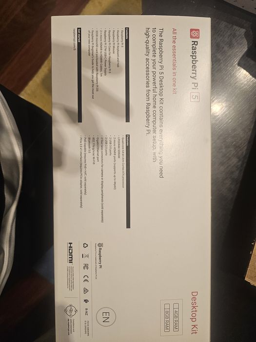 Raspberry pi 16GB ram beginner kit