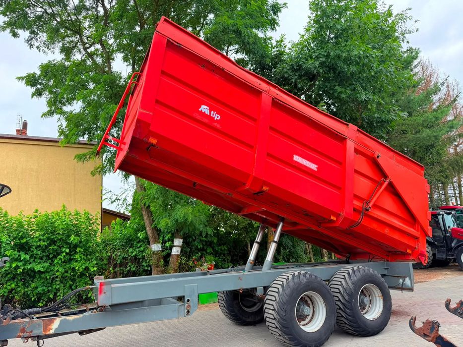 UMEGA SP16  Tandem, 2006 rok, 16 ton, nadstawki, hydrauliczna klapa, ładny stan
