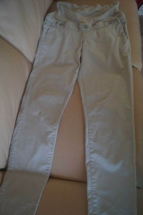 Spodnie ciążowe beżowe H&M Mamma Rozmiar 38 wiosna lato