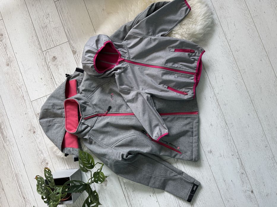 Zestaw kurtek mama i córka. Softshell, oddychająca. Przejściowa