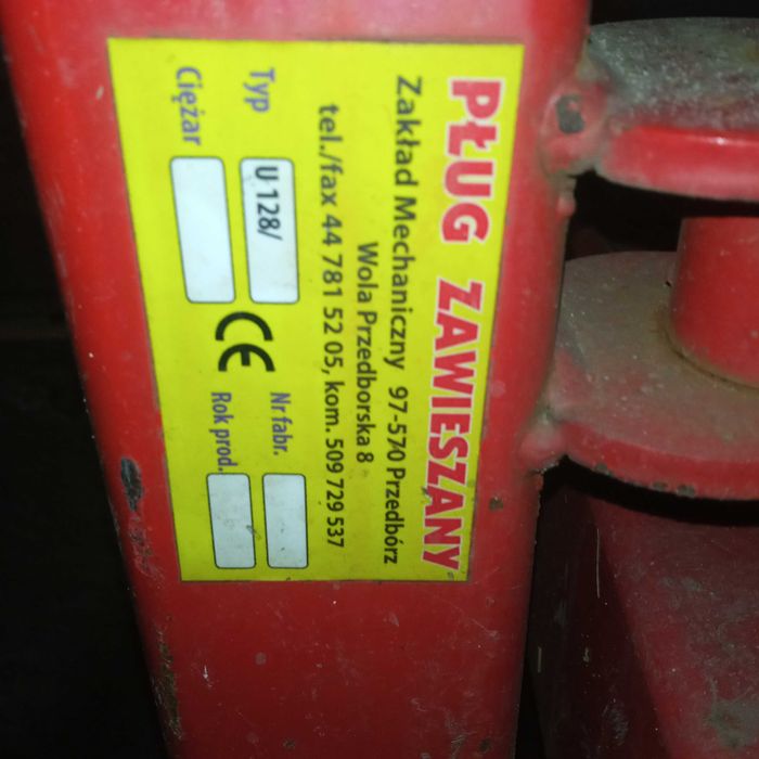 Pług 4 skibowy Jednobelkowy Oprysk Rozsiew