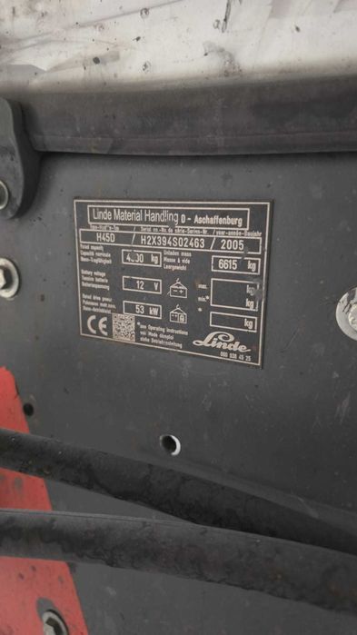 Wózek widłowy Linde H50 2005r