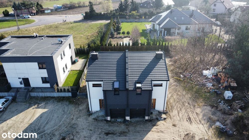 Nowy dom w zabudowie bliźniaczej - 100m2