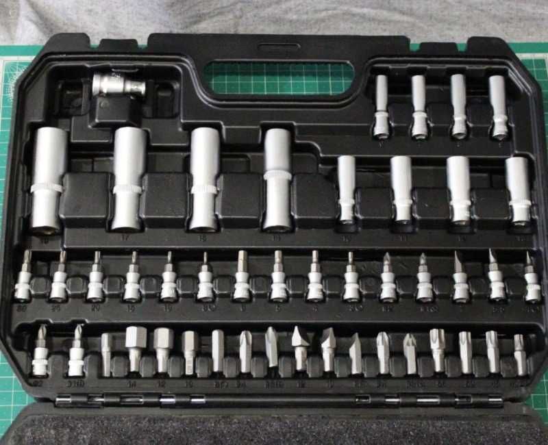 Roquete 94 peças imperial ou métrico ferramentas kit conjunto