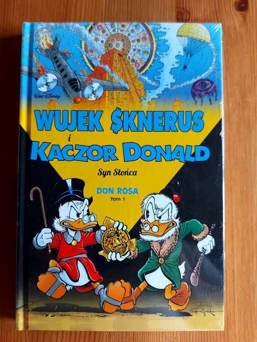 Komiks Wujek Sknerus i Kaczor Donald Syn Słońca FOLIA!