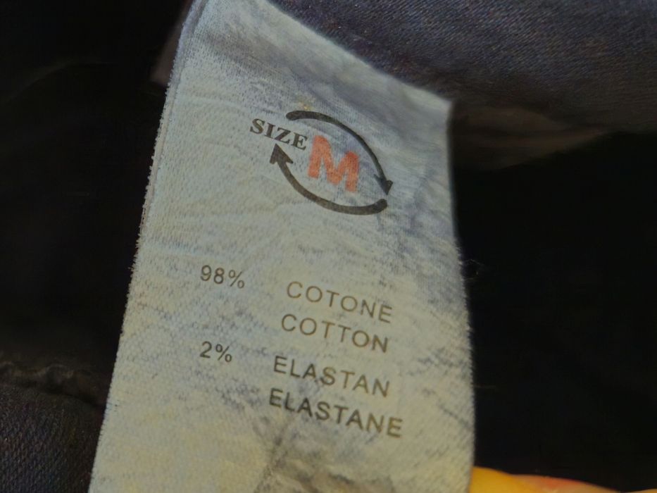 Jeans piękne jeansy spodnie granatowe czarne M 38 Italia Rome włoskie