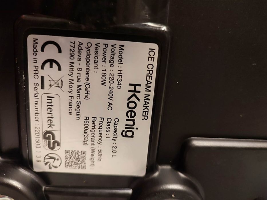 Maszyna do lodów jogurtów