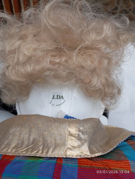 Palhaço de porcelana marca ALDA