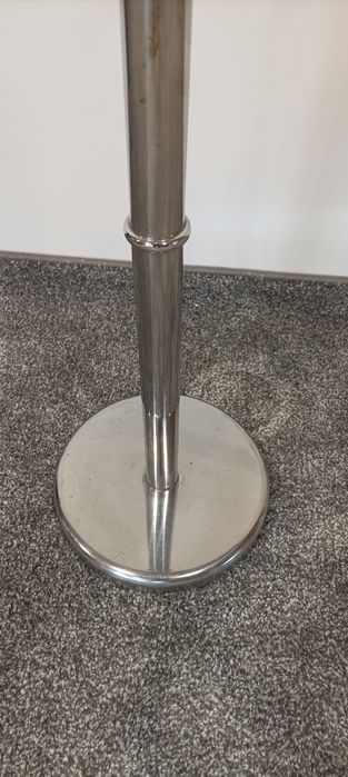 Stojak, wieszak na ubrania, metalowy chrom