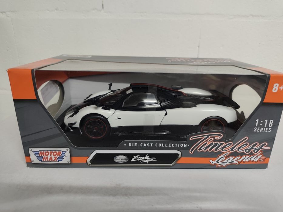 1/18 Pagani Zonda cinque Motor max carro coleção miniatura
