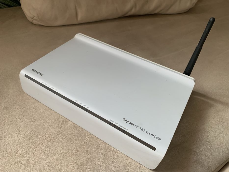 Router Siemens Gigaset SX762 – WiFi, VoIP, 4×LAN, sprawny