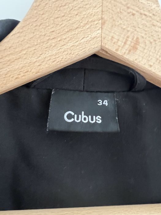 Czarna marynarka oversize jeden guzik 34 Cubus