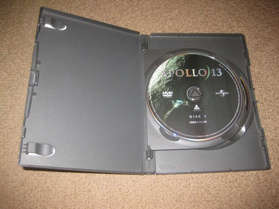 "Apollo 13" com Tom Hanks/Edição Especial com 2 DVDs e em Slidepack
