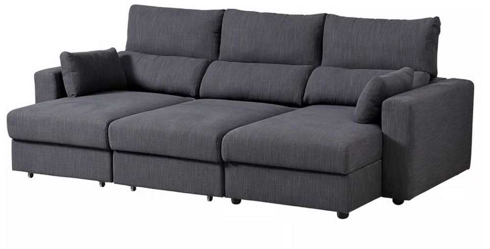 Sofá 3 lugares c/chaise longue