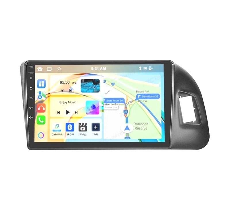 RÁDIO GPS 9'' ANDROID 13 AUDI Q5 10-18 2 DIN 4GB+64GB
