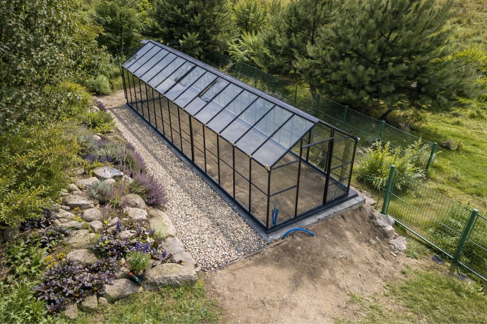 Szklarnia ogrodowa szklana z montazem w cenie