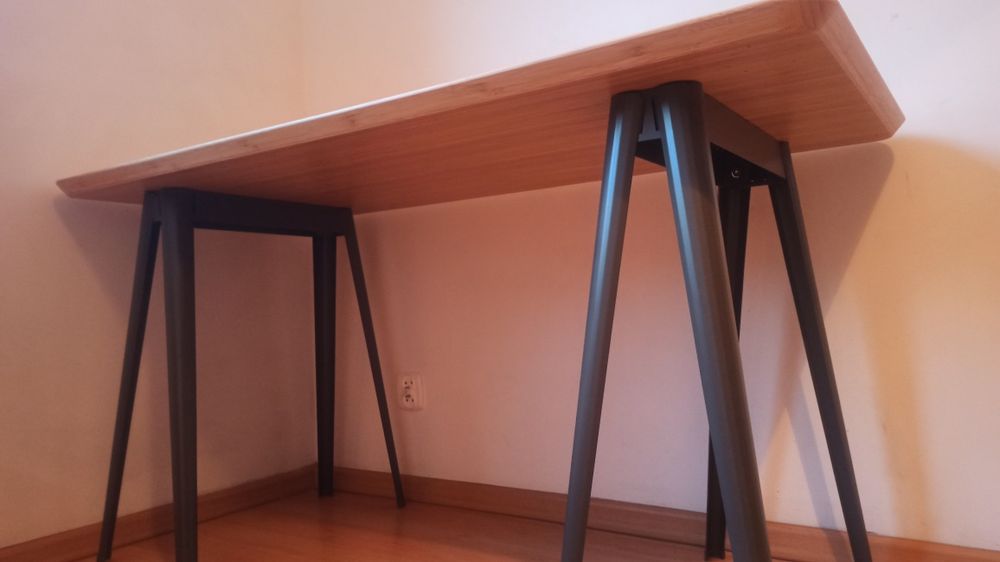 Piękne biurko stół Ikea ANFALLARE / NÄRSPEL 140x65 blat 994.177.16