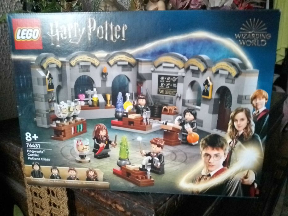 Caixa de Legos série Harry Potter