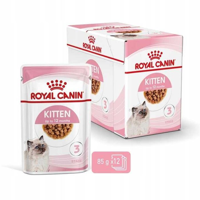 ROYAL CANIN Kitten Instinctive w sosie 12 x 85g karma mokra w sosie