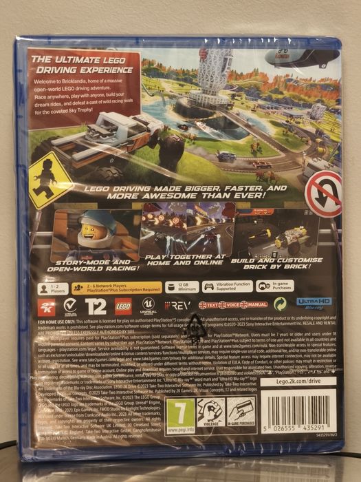 PS5 Jogo Lego 2K Drive Selado