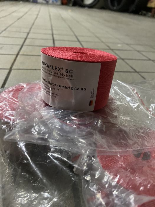 Fita Cinto De Segurança Vermelho