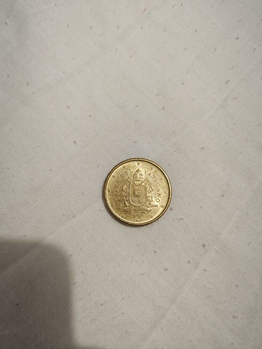 Moeda 50 cêntimos vaticano 2020