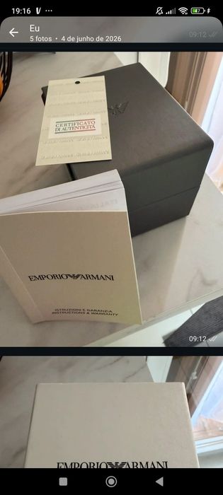 Relógio Empório Armani novo