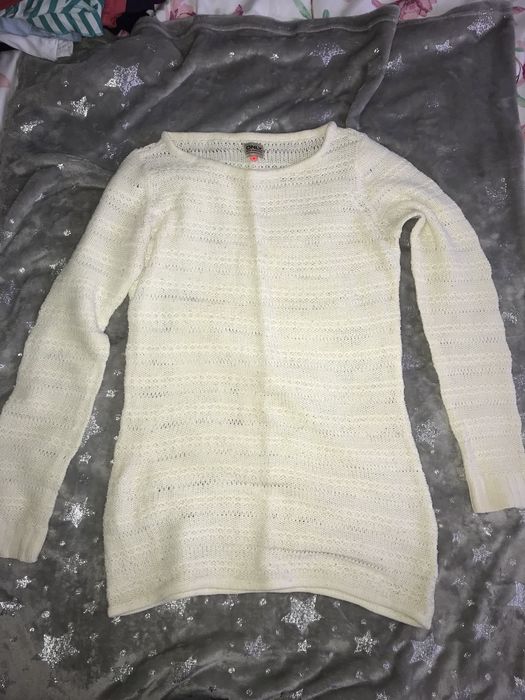 Only ciepły sweter kardigan bluzka kremowy rozm. 40 L #3