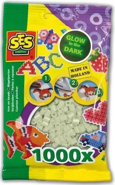 Koraliki do prasowanek świecące w ciemności. SES NL. Nowy Produkt