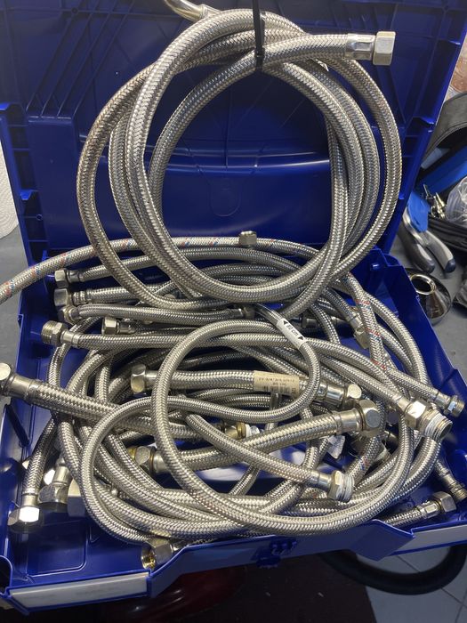 Bichas de inox para canalização