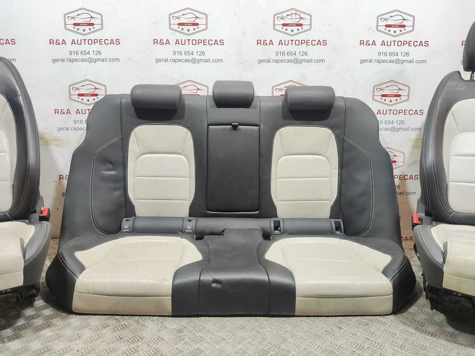 Conjunto Bancos Pele Perfurada R-Sport Elétricos Aquecidos Jaguar XF II X260 2015 a 2020 Original