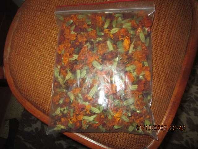 Чорнобривці квіти сушені  50 грн.