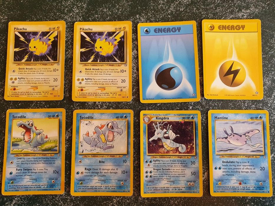 Lote Cartas Pokémon Raras Originais