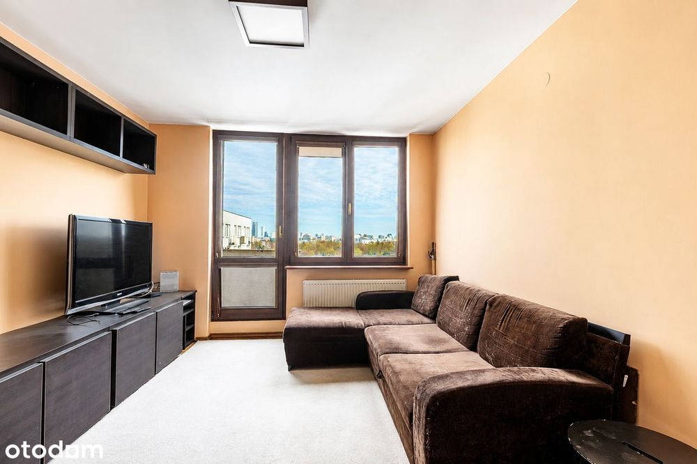 3 pok. | 48 mkw | Balkon | Panorama miasta | Mokotów