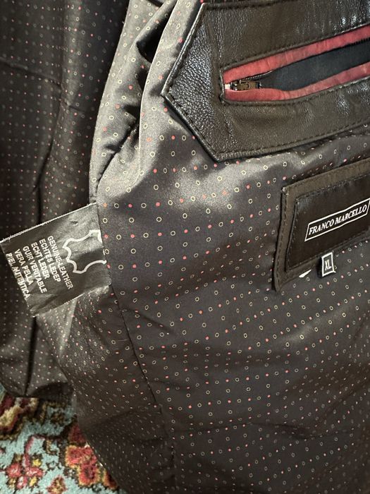 Куртка чоловіча з цільної натуральної шкіри