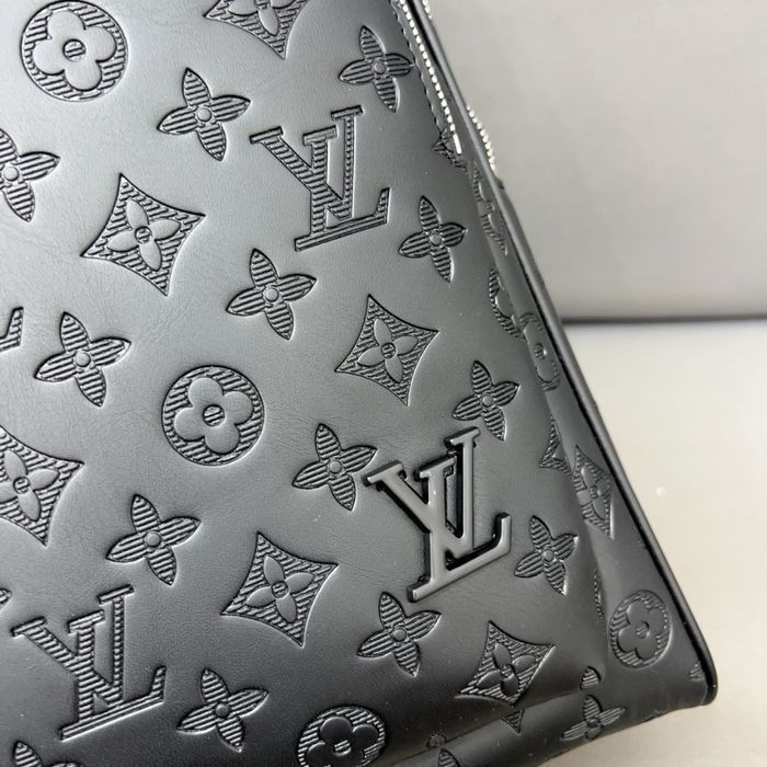 LOUIS VUITTON кожаный рюкзак портфель мужской ранец кожа оригинал