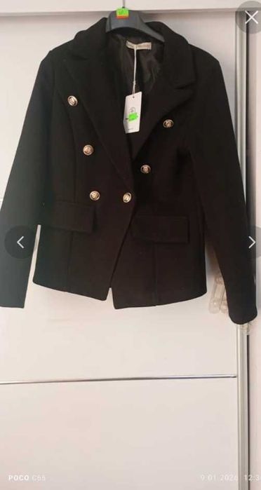 Płaszcz nowy jodełkowy new collection