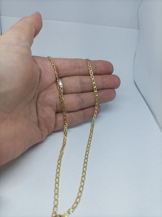 Złoty łańcuszek splot Gucci 585 długość 55 cm