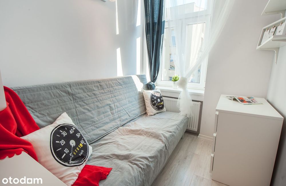 Wejścia z dwóch klatek, mieszkanie inwestycyjne w formie dwóch 54m2
