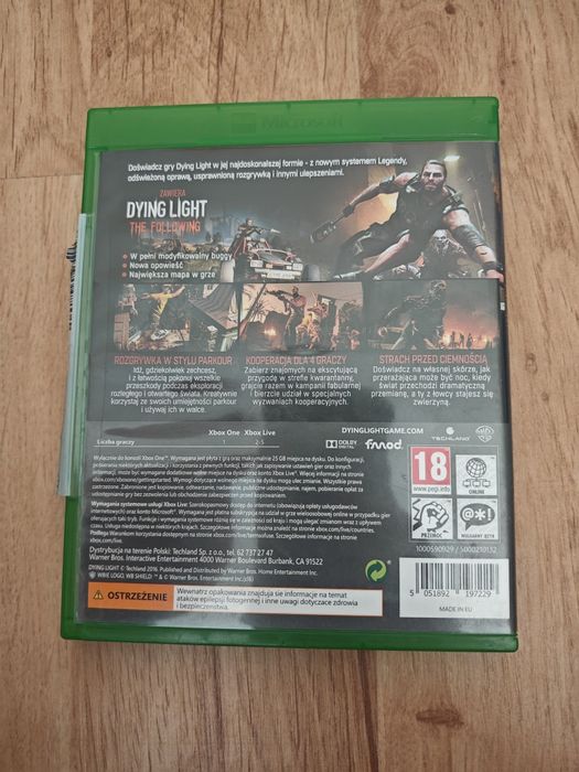 Dying light the following xbox one s x series ps4 edycja rozszerzona