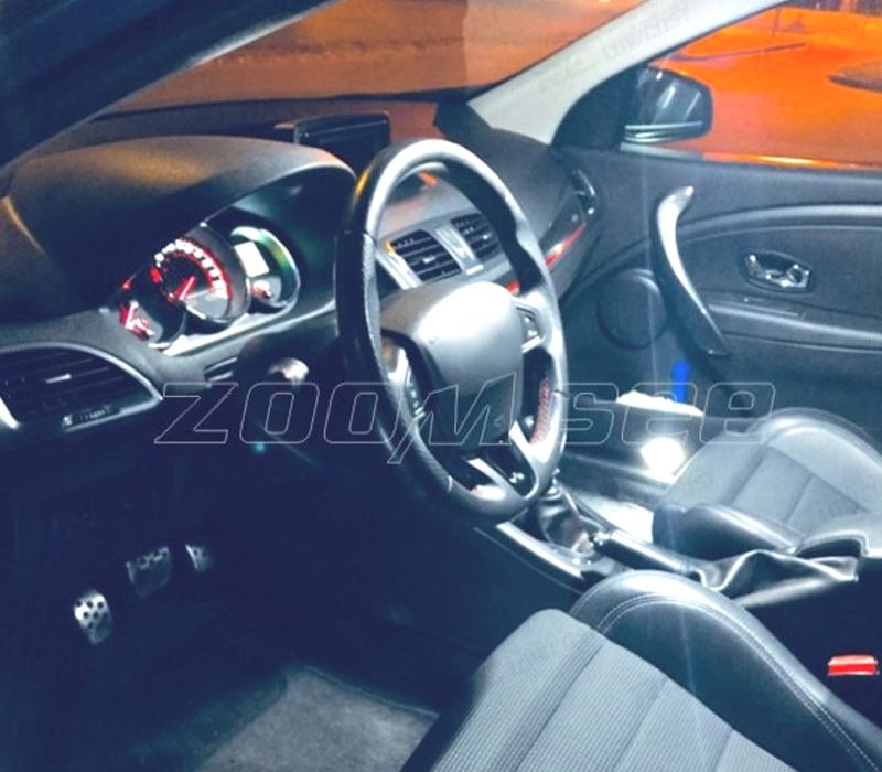 KIT COMPLETO 15 LAMPADAS LED INTERIOR PARA RENAULT MEGANE III 3 MK3 BIENES GRANDTOUR 09-15