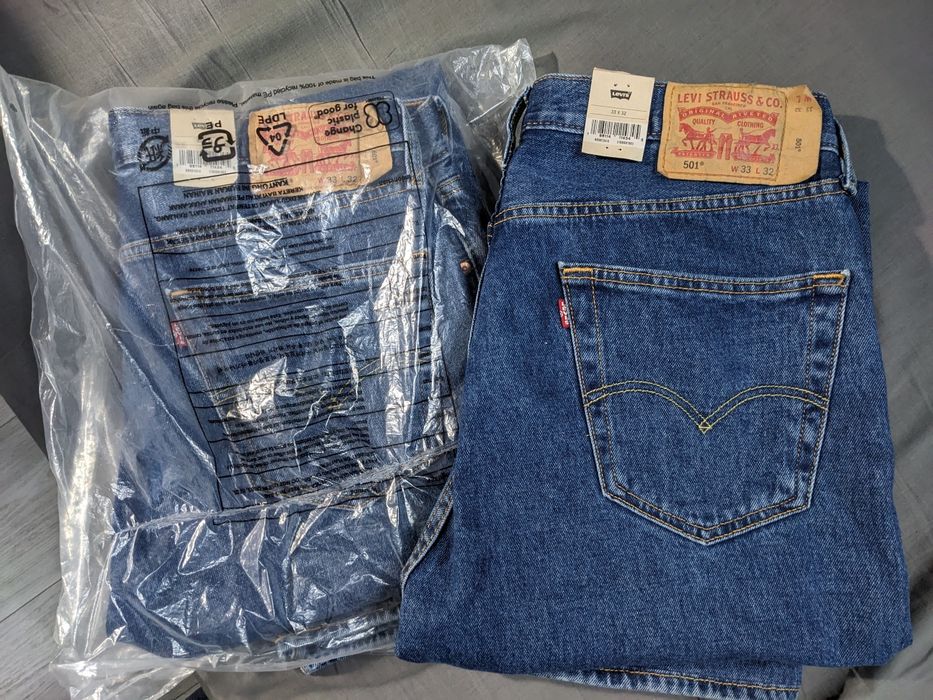 Продам Levis 501 W33 L 32 и  Levis 505 W33 L 32